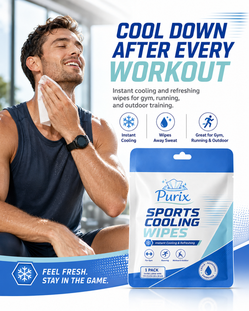 Purix On-the-Go Body Wipes