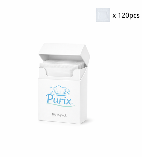 Purix Field Durable-Ready Lens Wipes —120 pcs