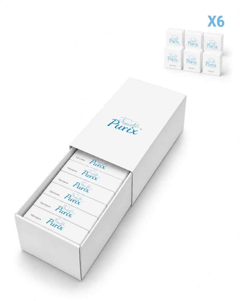 Purix Field-Ready Lens Wipes — 60 pcs